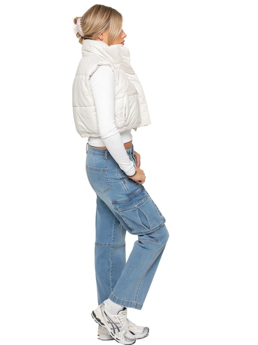 Enzo | Womens Puffer Gilet Jacket - Image 6