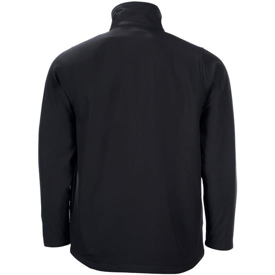 SOLS Mens Race Full Zip Water Repellent Softshell Jacket (Black)