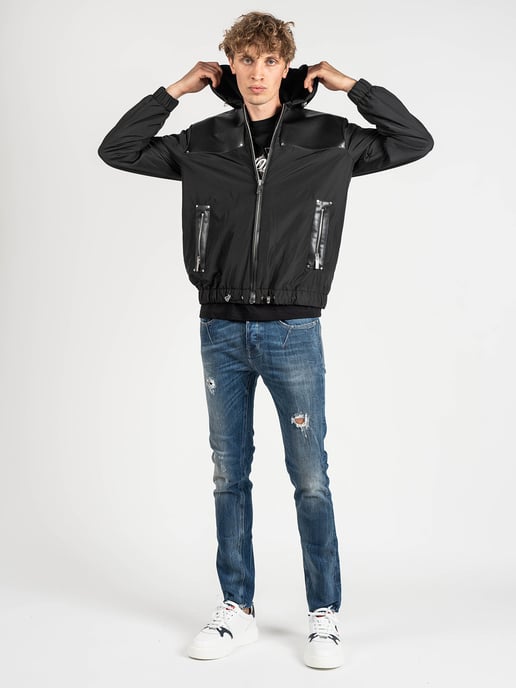 Les Hommes Jacket Windbreaker Men's Black - Image 5