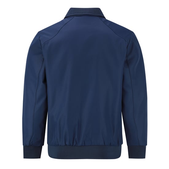 Men's Bomber Jacket with Stand-Up Collar, Transitional Jacket for Autumn, Casual Sports Jacket Blue