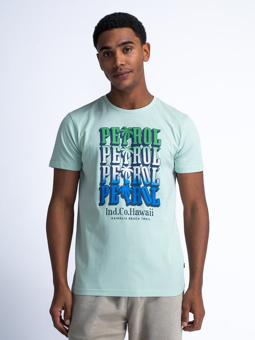 Petrol Industries - Heren Artwork T-shirt Radiance - Groen - Image 3