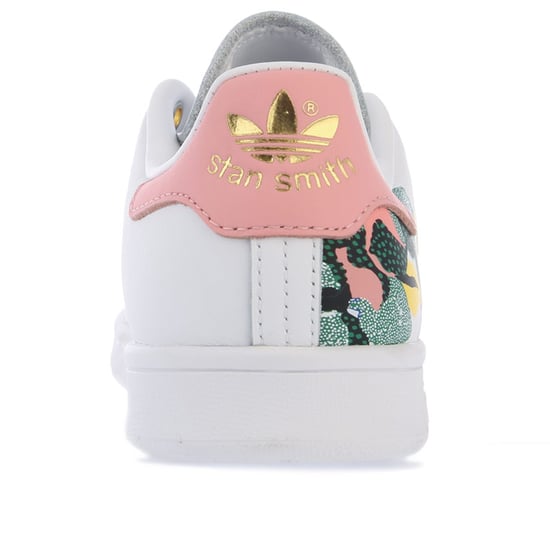 Women's adidas Originals Stan Smith Trainers in White pink - Image 5