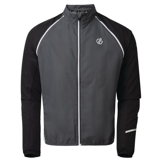 Dare 2B Mens Oxidate Windshell Jacket (Black/Ebony)
