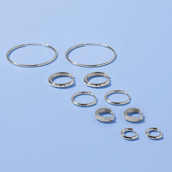 Luxenter 925 Sterling Silver rodiumpläterade örhängen - Ricbeorn - Image 4