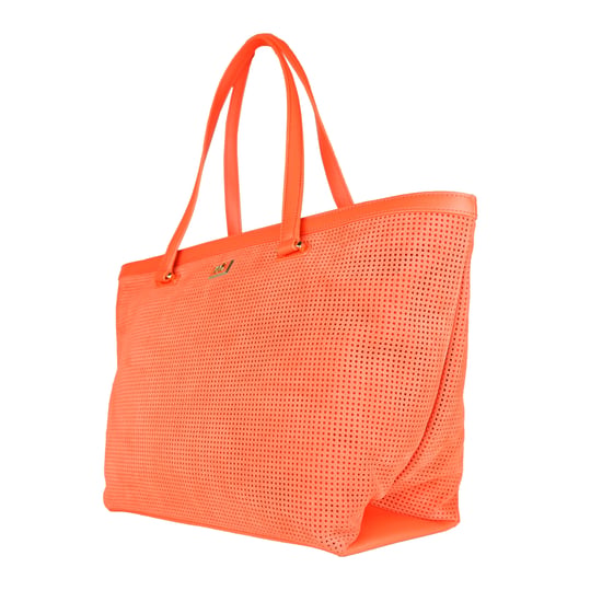 Cavalli Class Women's Arancione Cotton Handbag