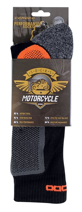 COMODO - Thick Motorcycle / Motorbike Boot Socks | Mens & Ladies - Image 2