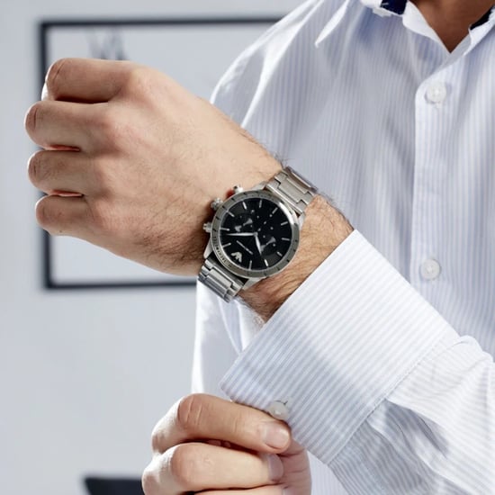 Emporio Armani Mario Heren Horloge Zilverkleurig AR11241 - Image 4