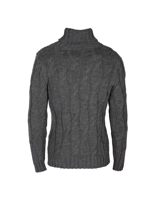 Xagon Man Pullover Turtleneck Men's Grey - Image 5