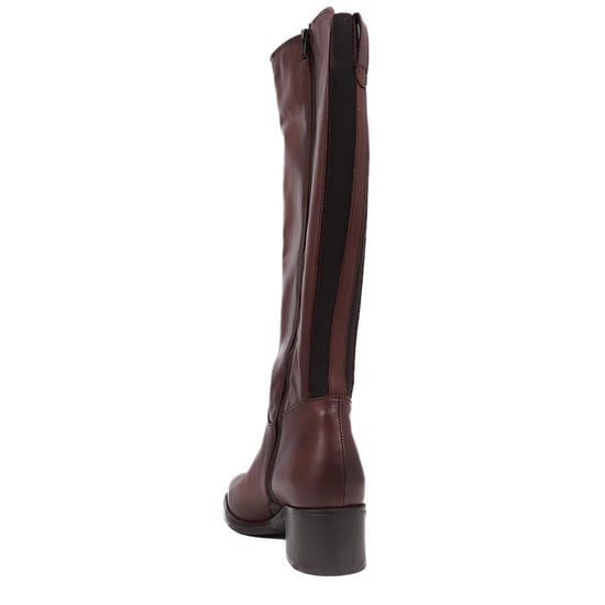 Jones Bootmaker Donatella Knee High Leather Boots - Image 3