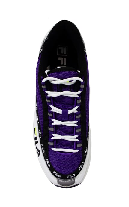 Fila DSTR97 Mens White/Purple Trainers