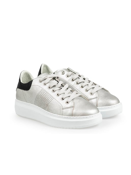 Baldinini Sneaker Woman's Silver - Image 2