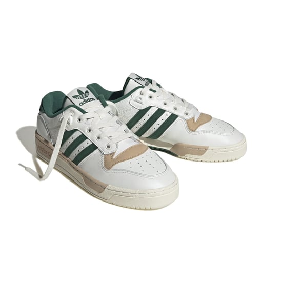 Men's adidas Originals Rivalry Low Premium Shoes in White Green