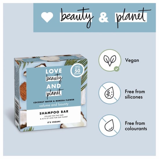 Love Beauty & Planet Volume and Bounty Coconut Water & Mimosa Flower Shampoo Bar 4 x 90g