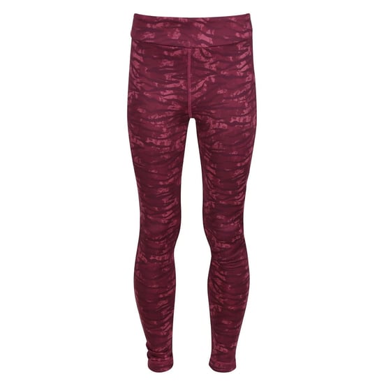 Regatta Childrens/Kids Barlia Zebra Print Leggings (Violet)