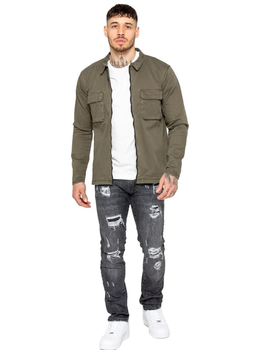 Enzo | Heren Gescheurde Denim Jeans - Image 6