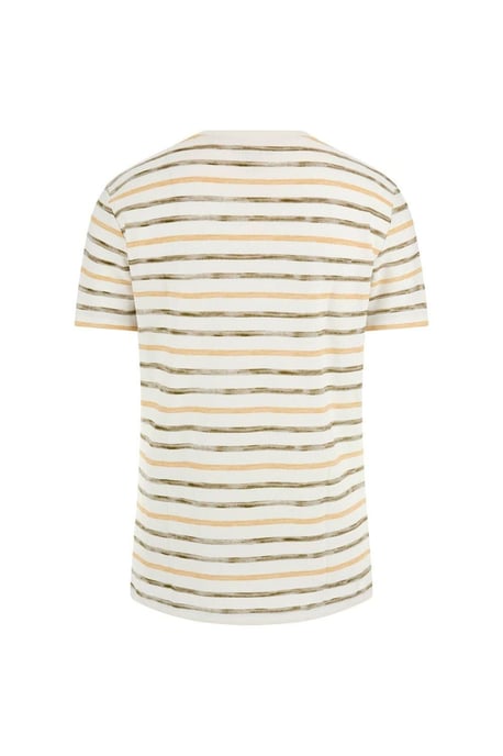 Striped Tee White
