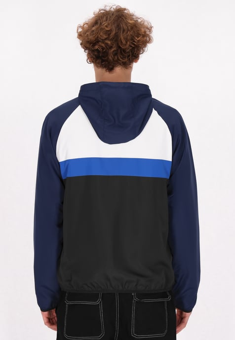 Mo Anorak Heren marine colorblock - Image 4