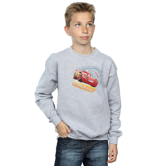 Disney Boys Cars Lightning McQueen Sweatshirt (Sports Grey)