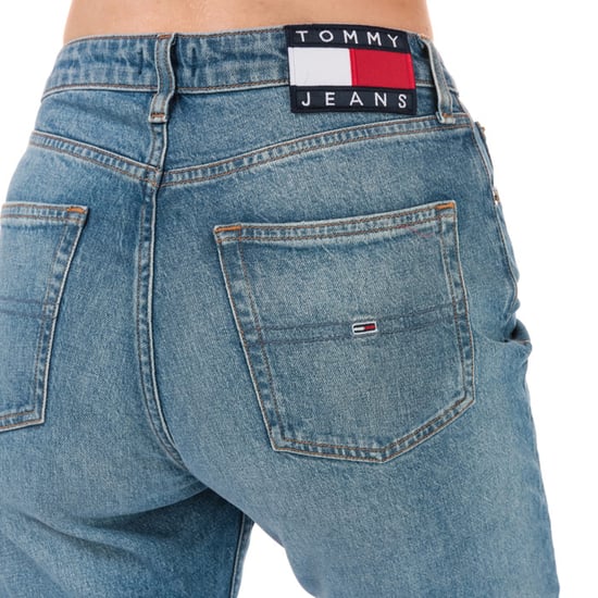 Women's Tommy Hilfiger Harper Straight Fit Stonewashed Jeans in Denim - Image 6
