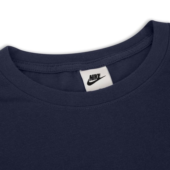 Nike Sportswear Men’s Swoosh Logo T-Shirt Navy - Image 3