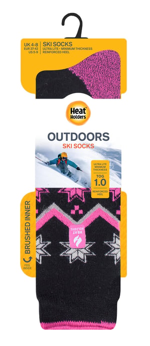 HEAT HOLDERS LITE - Termiska ultratunna funkiga skidstrumpor för herrar - Image 2