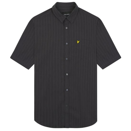 Lyle & Scott Brand Chest Logo Gunmetal Shirt - Image 1
