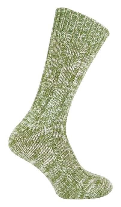 Mens Thick Warm 100% Wool Hiking & Walking Socks | 1 Pair - Image 1
