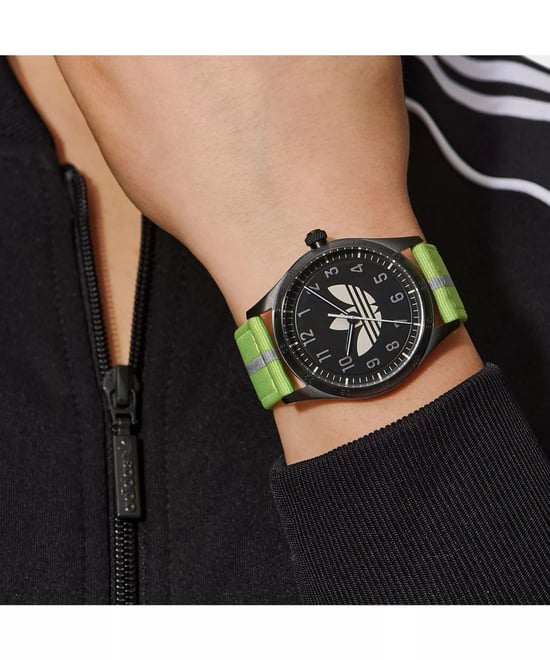 Adidas Originals Code Four Uniseks Groene Horloge AOSY23040 - Image 5