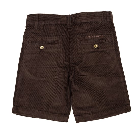 Boys' corduroy shorts with adjustable elastic waistband 17I14902