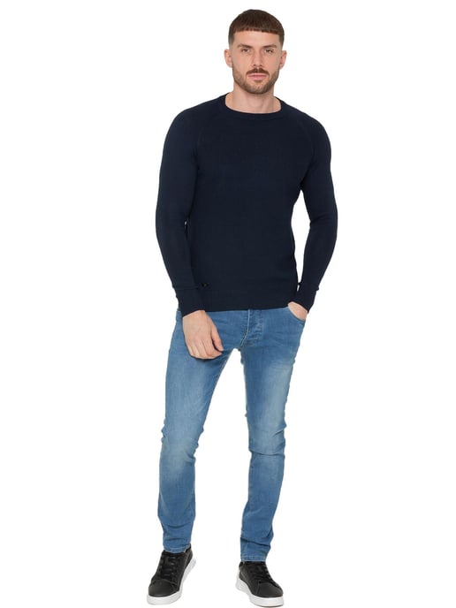 Enzo Milano | Mens Crew Neck Jumper - Image 4