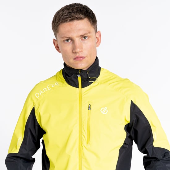 Dare 2B Mens Mediant II Cycling Jacket (Neon Spring/Black)