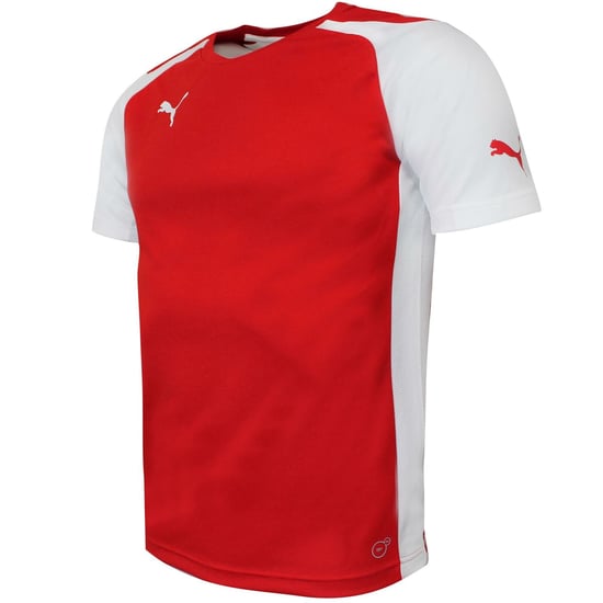 Puma Speed Jersey Training Gym Sports T-Shirt Red - Mens