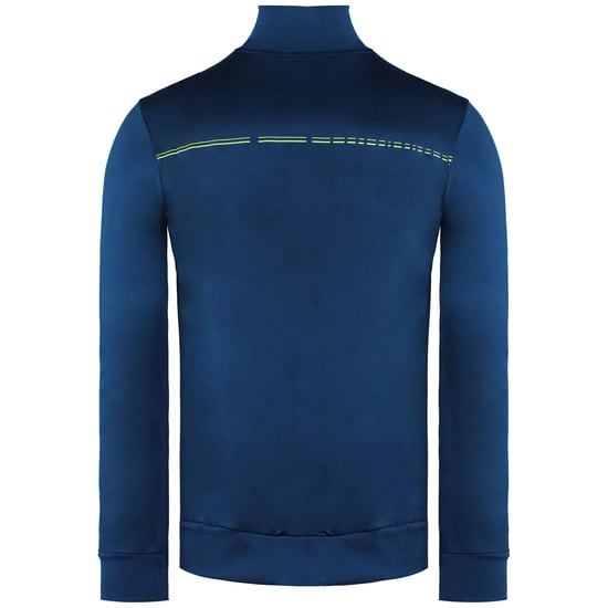 Lyle & Scott Counter Stripe Heren Blauwe Midlayer - Image 2