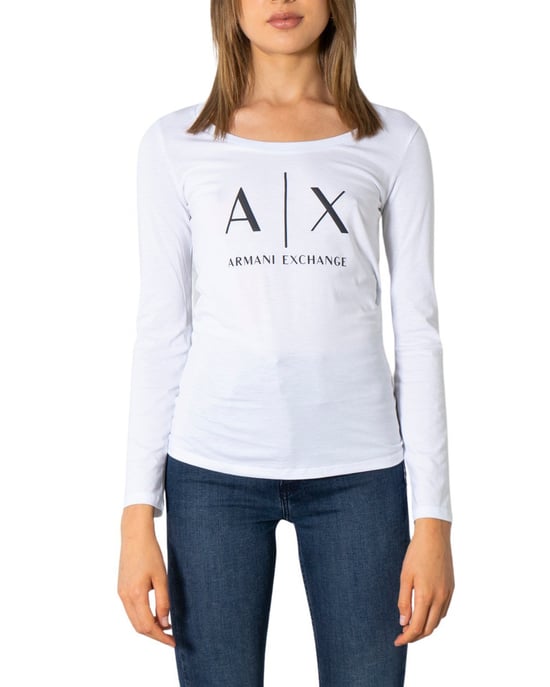 Armani Exchange Dames Witte T-Shirt - Image 1