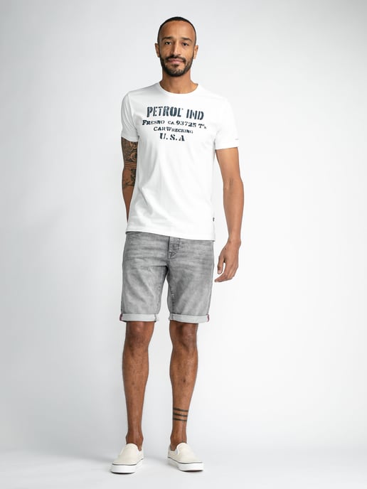 Petrol Industries - Heren Jackson denim short - Grijs - Image 5