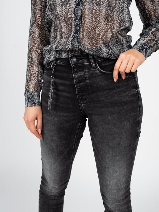 Guess Trousers Jeansowe Woman's Black - Image 4