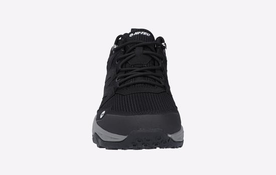 Hi-Tec Saunter WP Polyester Mesh Heren Zwarte Wandelschoenen - Image 5