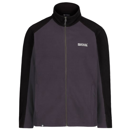 Regatta Great Outdoors Mens Hedman II Two Tone Full Zip Fleece Jacket - Image 1