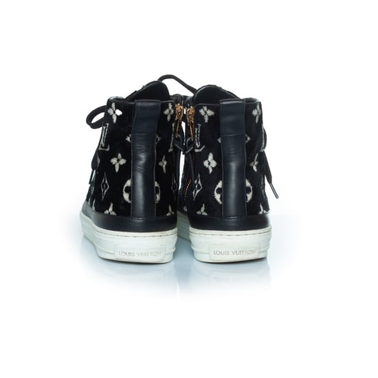 Stjärnmonogram sammetssneakers - Image 3
