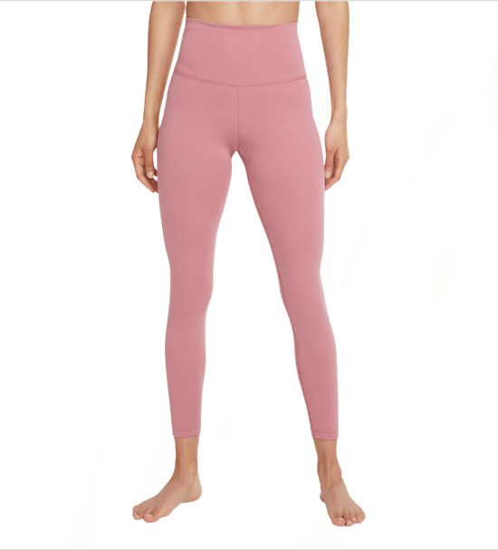 Nike Yoga Move to Zero Women's 7/8 Leggings Pastel Pink - Image 1