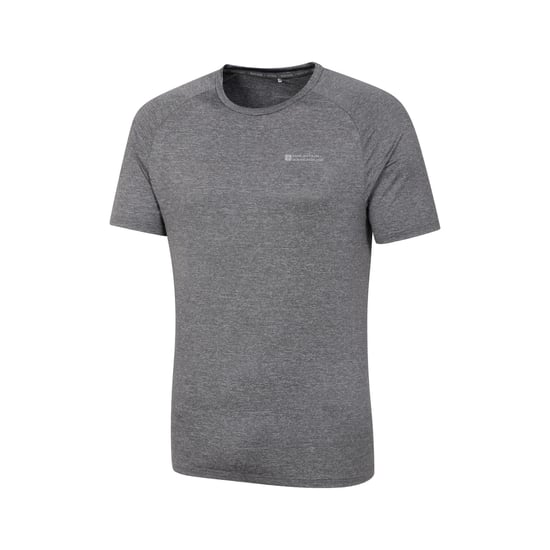 Mountain Warehouse Mens Agra Randig IsoCool T-shirt (Grå) - Image 3