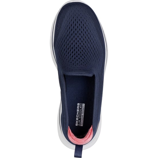 Skechers GO WALK 7 - Vina Textile Dames Navy/Coral Trainers - Image 3
