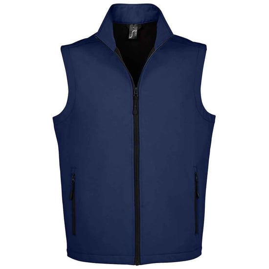 SOLS Mens Race Softshell Body Warmer (French Navy)