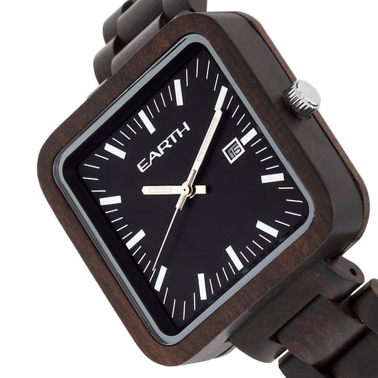 Earth Wood Berkshire Bracelet Watch w/Date