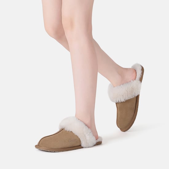 EVER AU Women Harrier Slippers - Chestnut