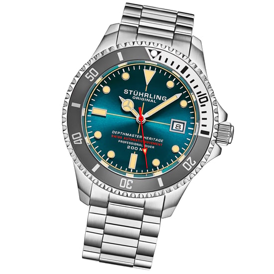 Turquoise Swiss Automatic Depthmaster Heritage 42mm Diver - Image 2