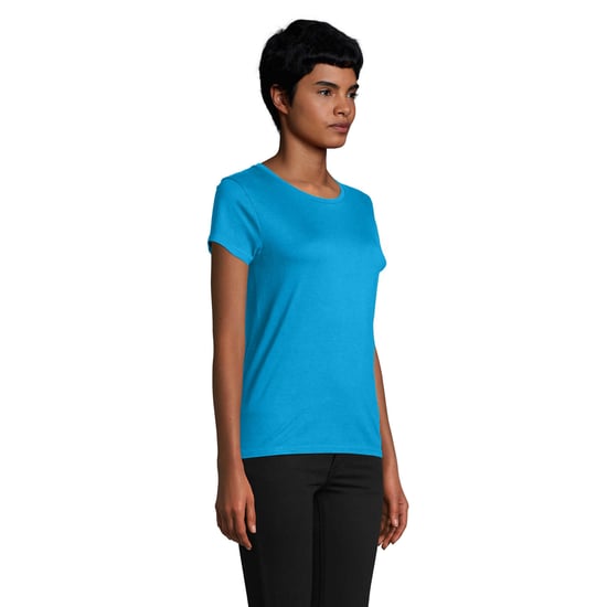 SOLS Dames/Dames Pioneer T-Shirt (Aqua) - Image 3