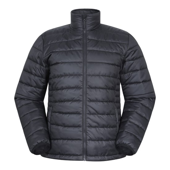 Mountain Warehouse Mens Deaks Water Resistant Padded Jacket (Black) - Image 1