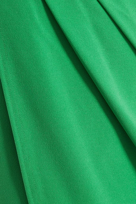 Curve Green Halter Neck Midi Dress