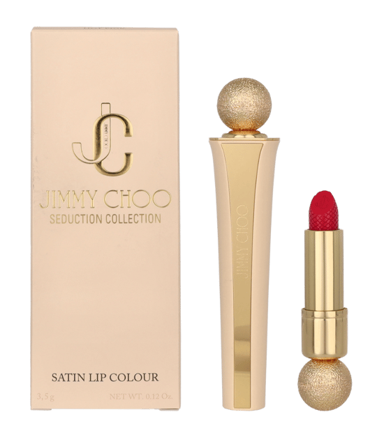 Jimmy Choo Satin Lip Colour 007 Hot Pink 3.5g - Image 1